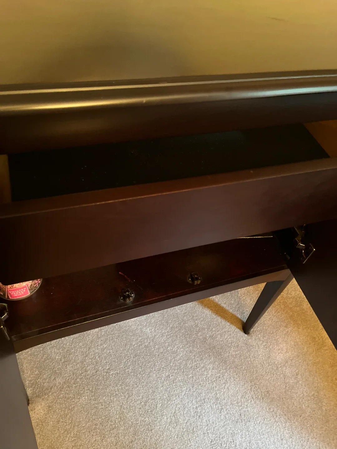 Classic Dark Wood Sideboard Cabinet image indicator(5)