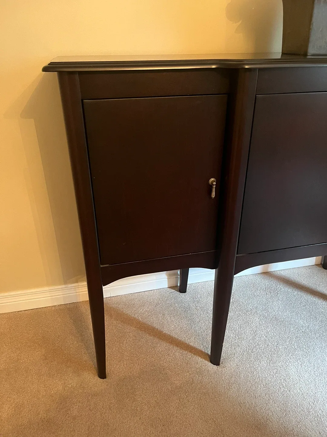 Classic Dark Wood Sideboard Cabinet image indicator(6)