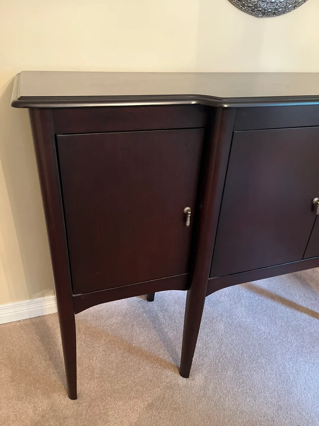 Classic Dark Wood Sideboard Cabinet image indicator(9)