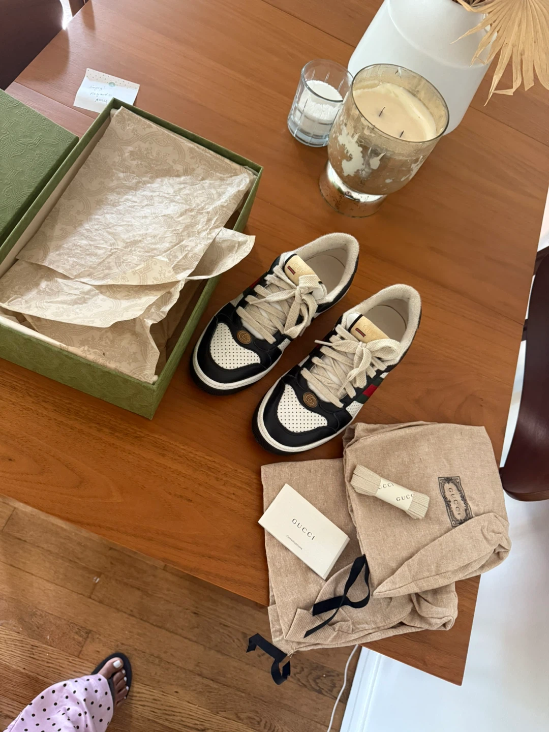 Gucci Screener Leather Sneaker