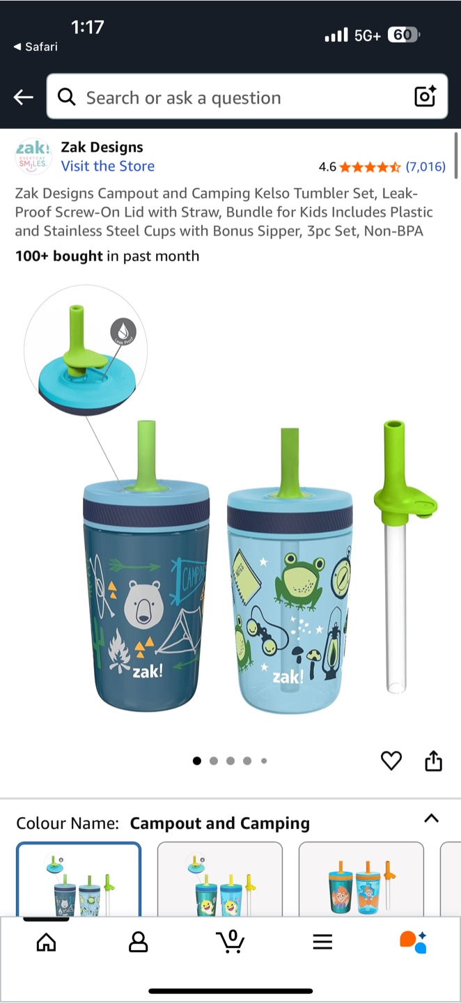 Zak Designs Kelso Tumbler Set