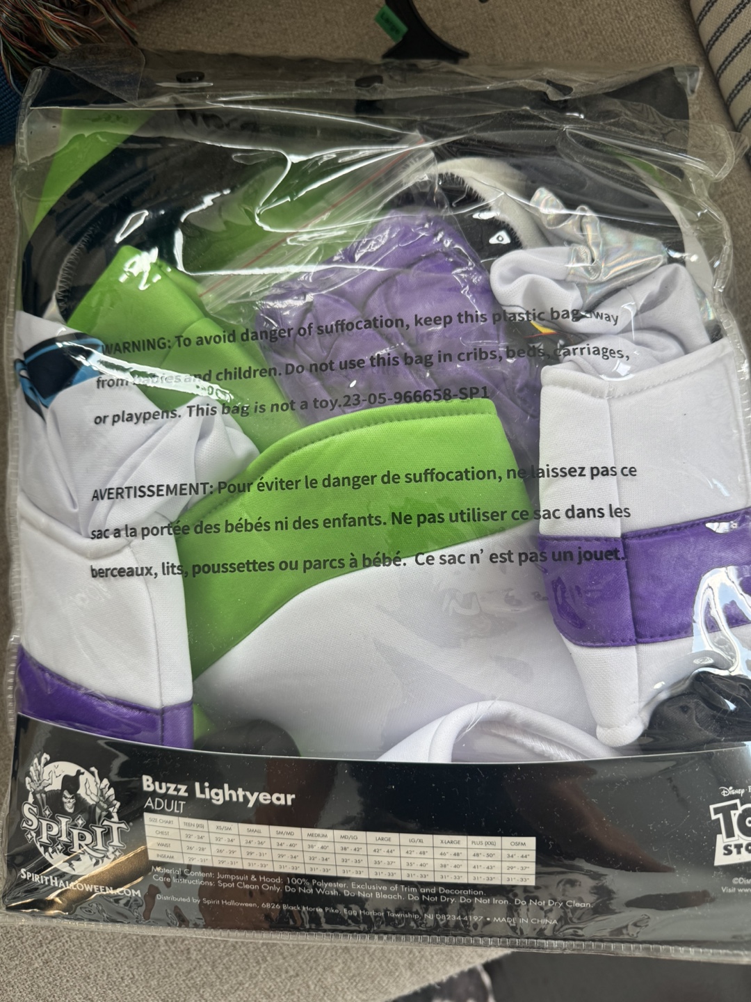Buzz Lightyear Costume – Adult Large (Toy Story) 🚀✨ - photo 2