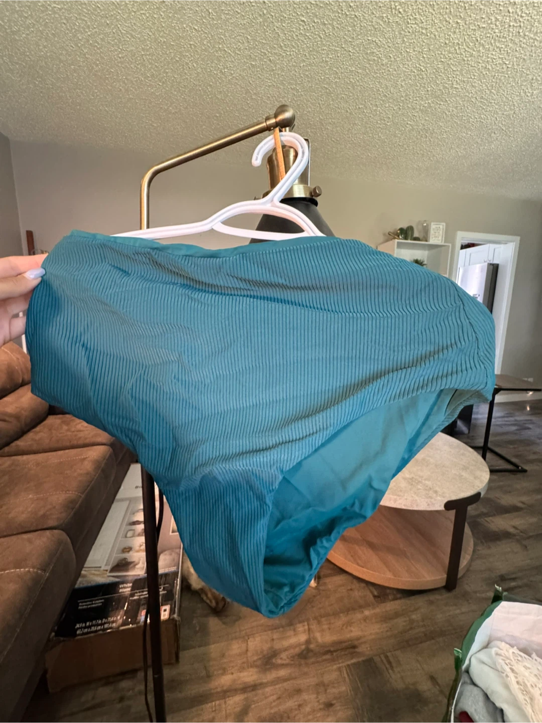 Staple Swim Teal Bikini Top & Bottom - Size 14 - photo 2