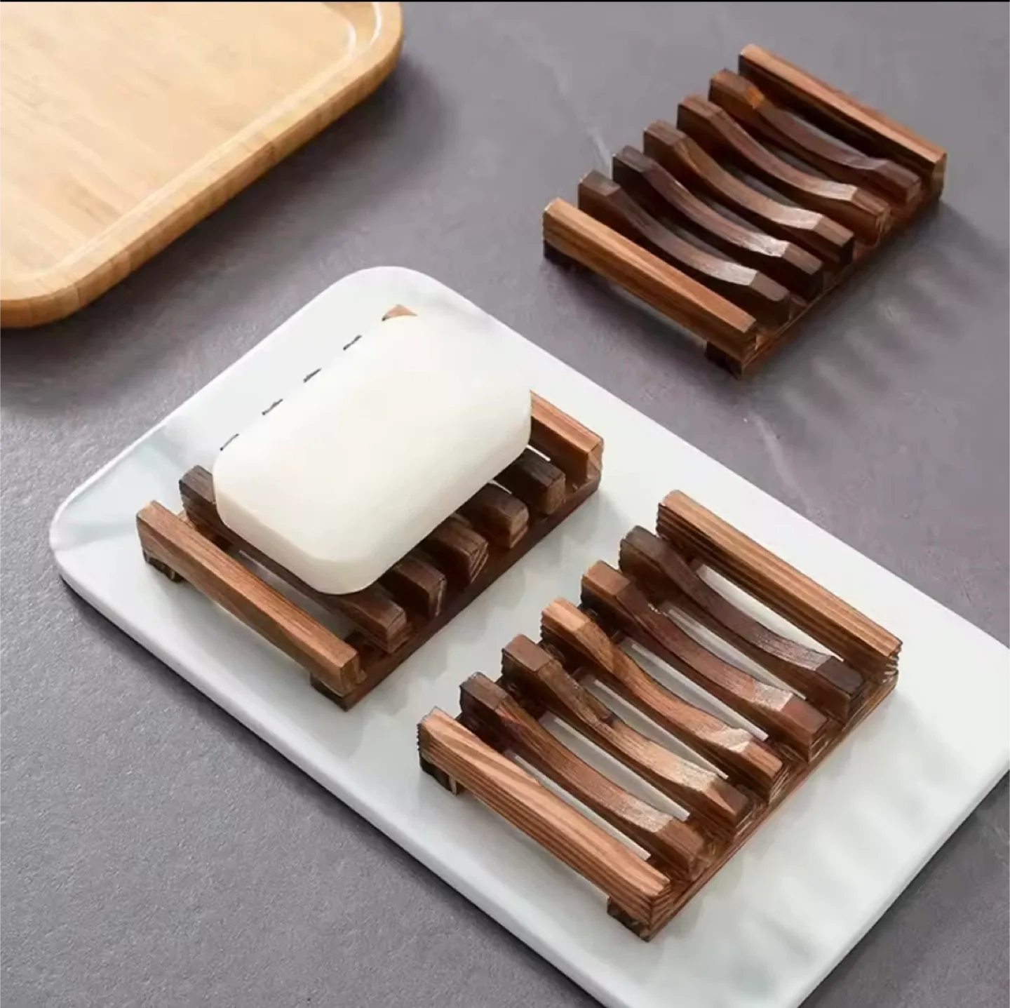 Bamboo soap holder thumbnail