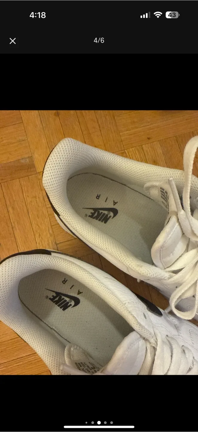 Nike Air Force 1 White Sneakers image indicator(4)