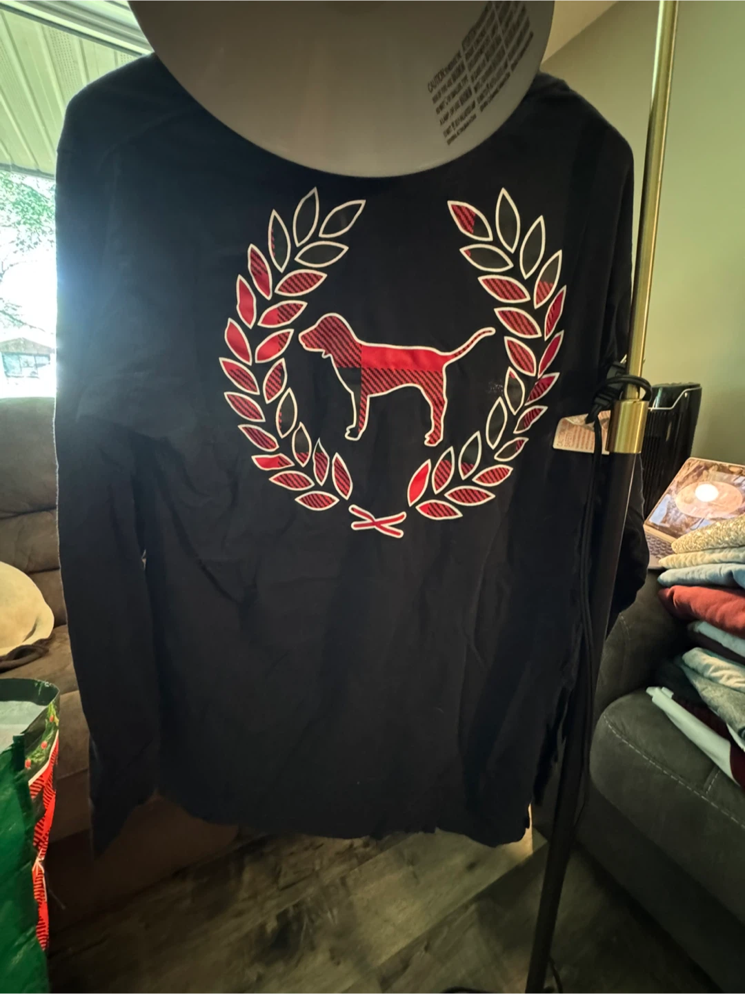 PINK Victoria's Secret Black Long Sleeve - Size M - photo 2