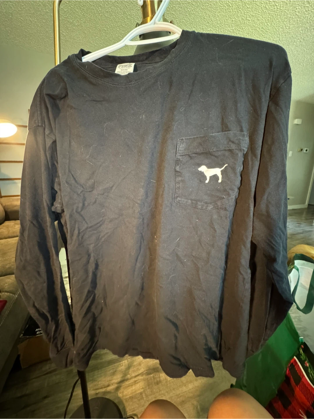 PINK Victoria's Secret Black Long Sleeve - Size M