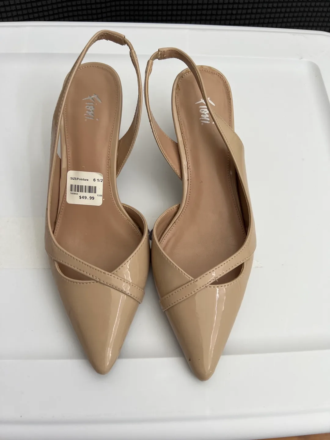 Fioni Beige Heels - Size 6.5 thumbnail