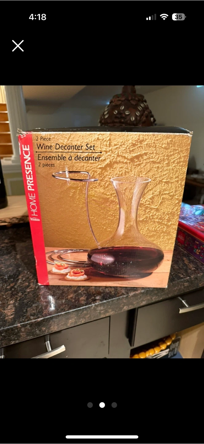 Home Presence Wine Decanter Set - 2 Piece - photo 3