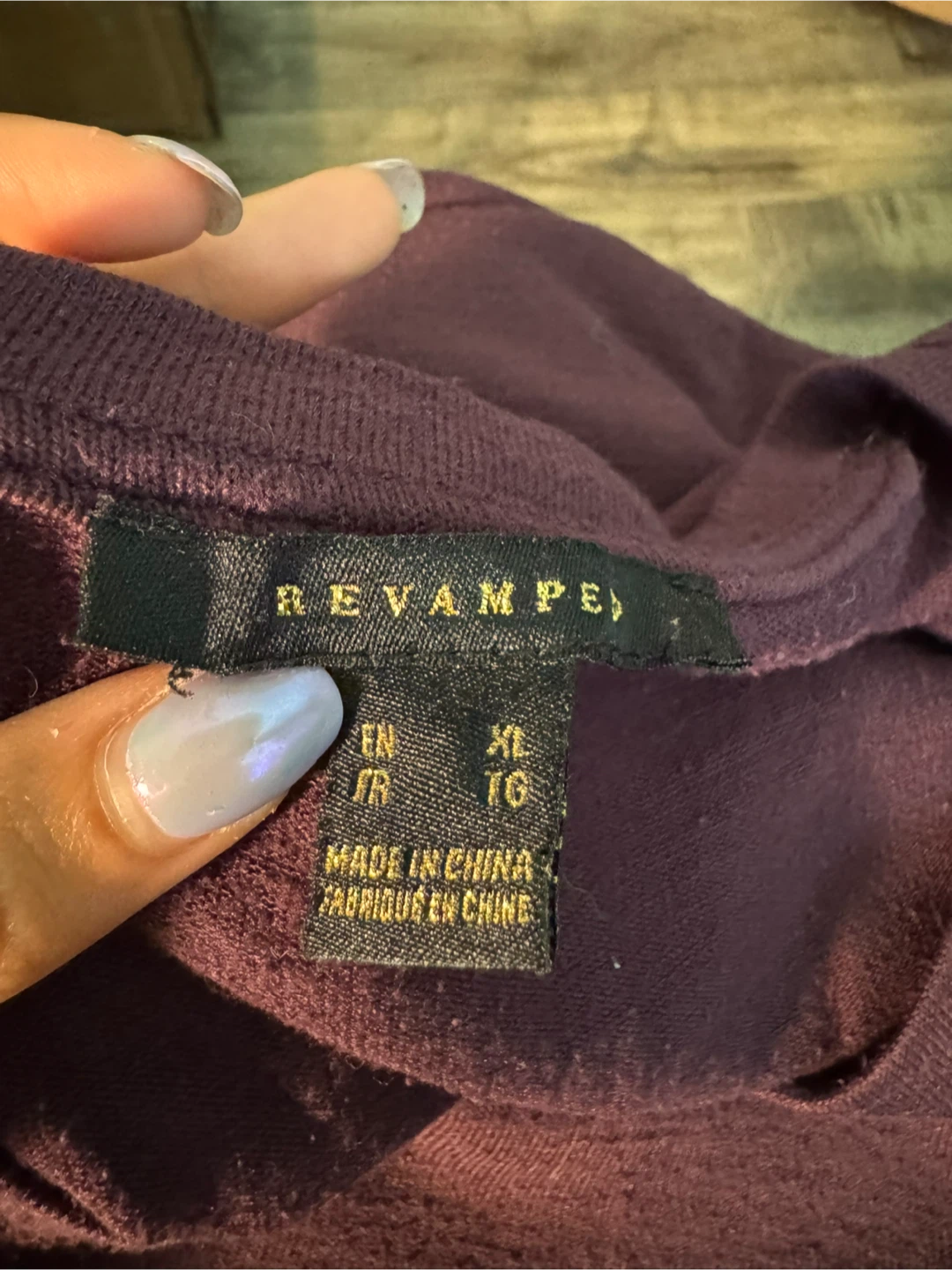 Revamped Long Sleeve Top - Size XL - photo 2