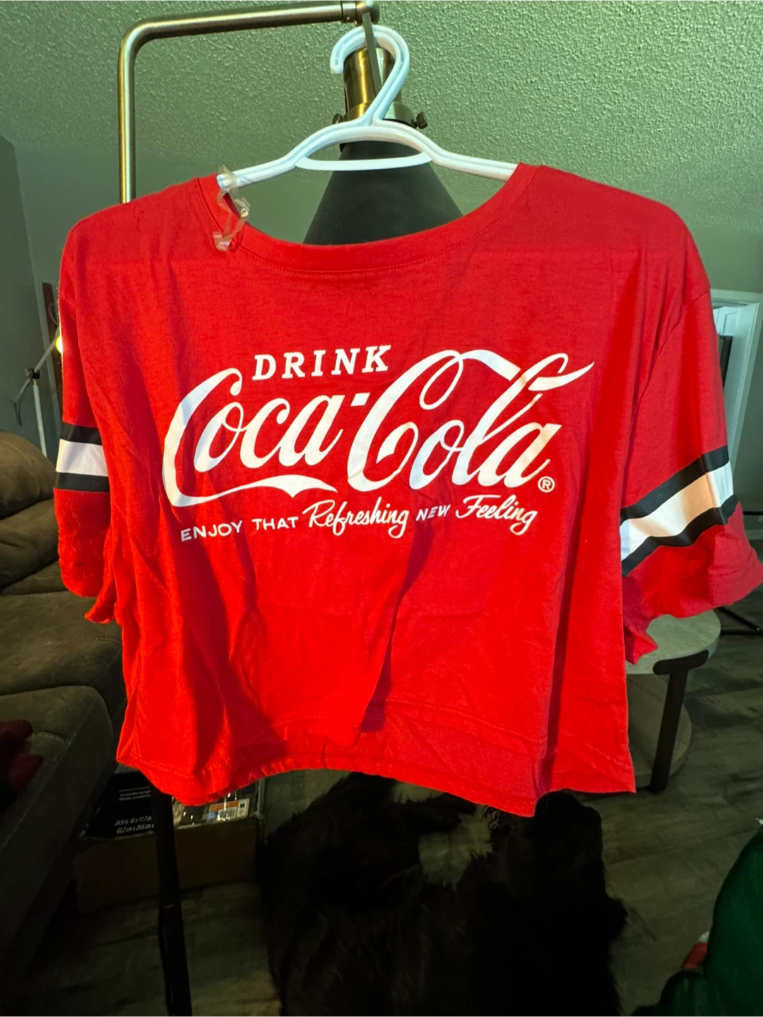 Coca-Cola Red Crop Top - Size XL