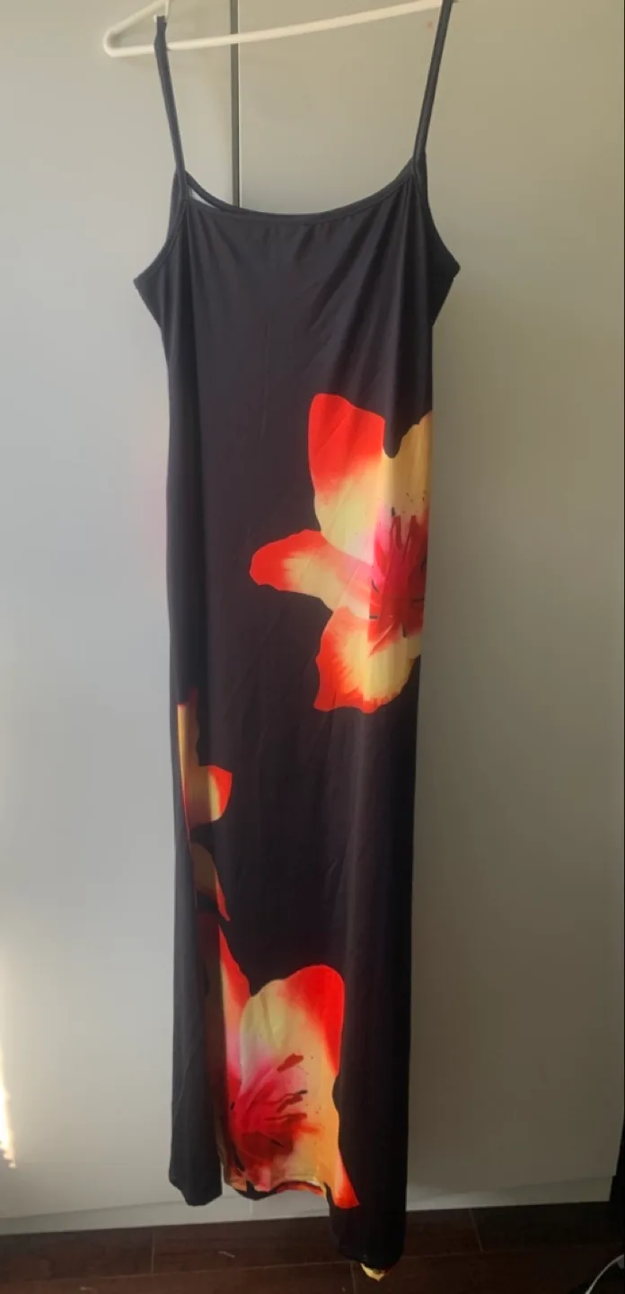 Floral Print Maxi Dress image indicator(2)
