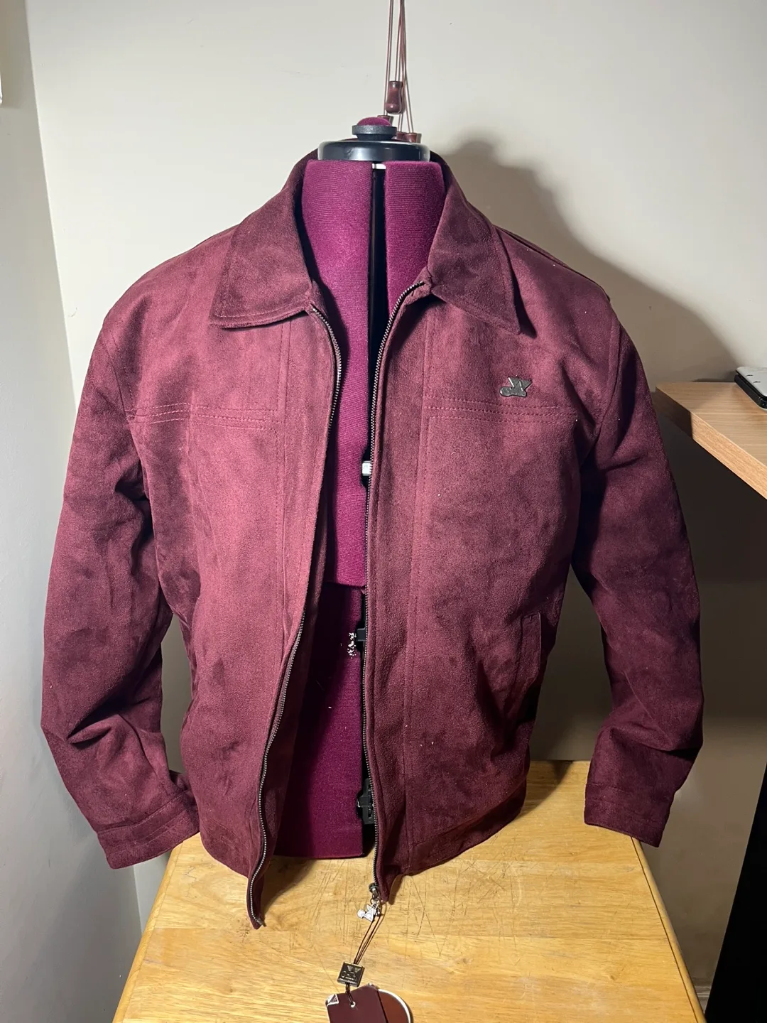 GA Milano XXL Burgundy Jacket thumbnail