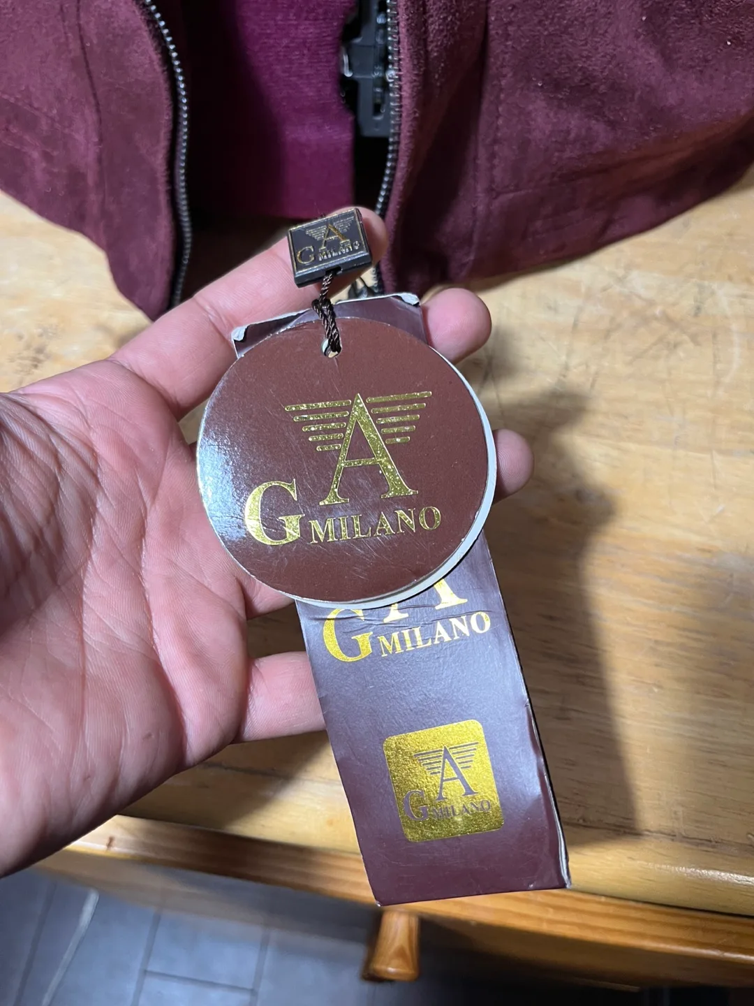 GA Milano XXL Burgundy Jacket image indicator(3)