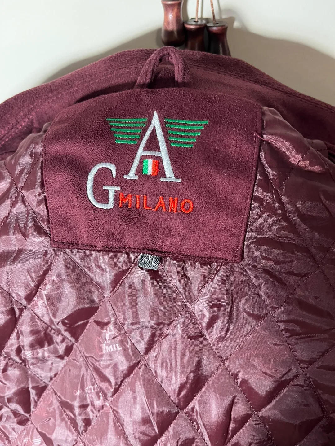 GA Milano XXL Burgundy Jacket image indicator(2)