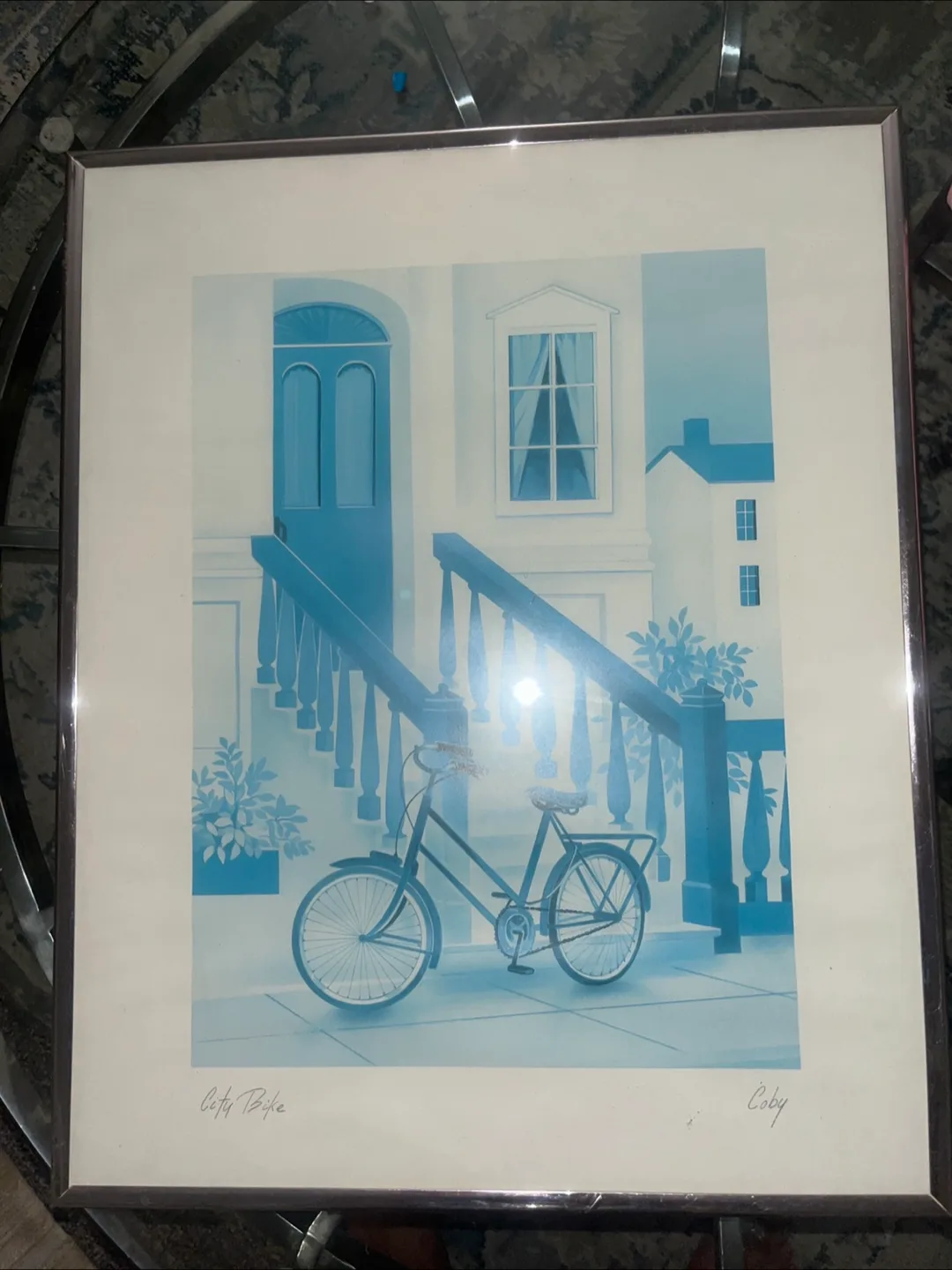 Coby City Bike Framed Print thumbnail