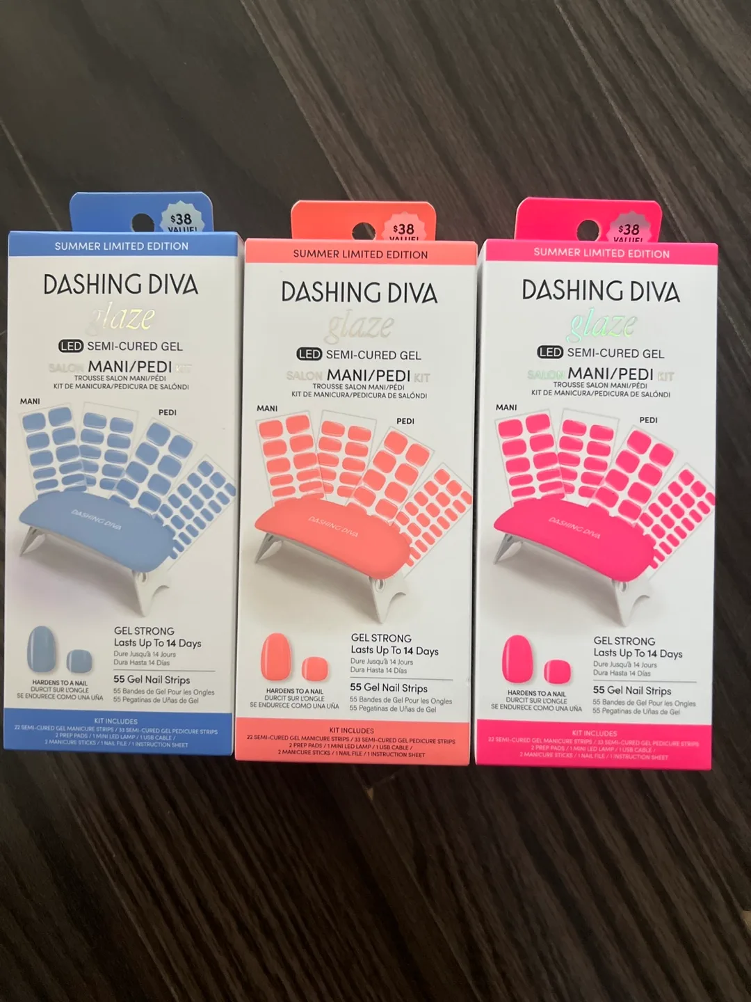 Dashing Diva Glaze LED Gel Nail Strips thumbnail
