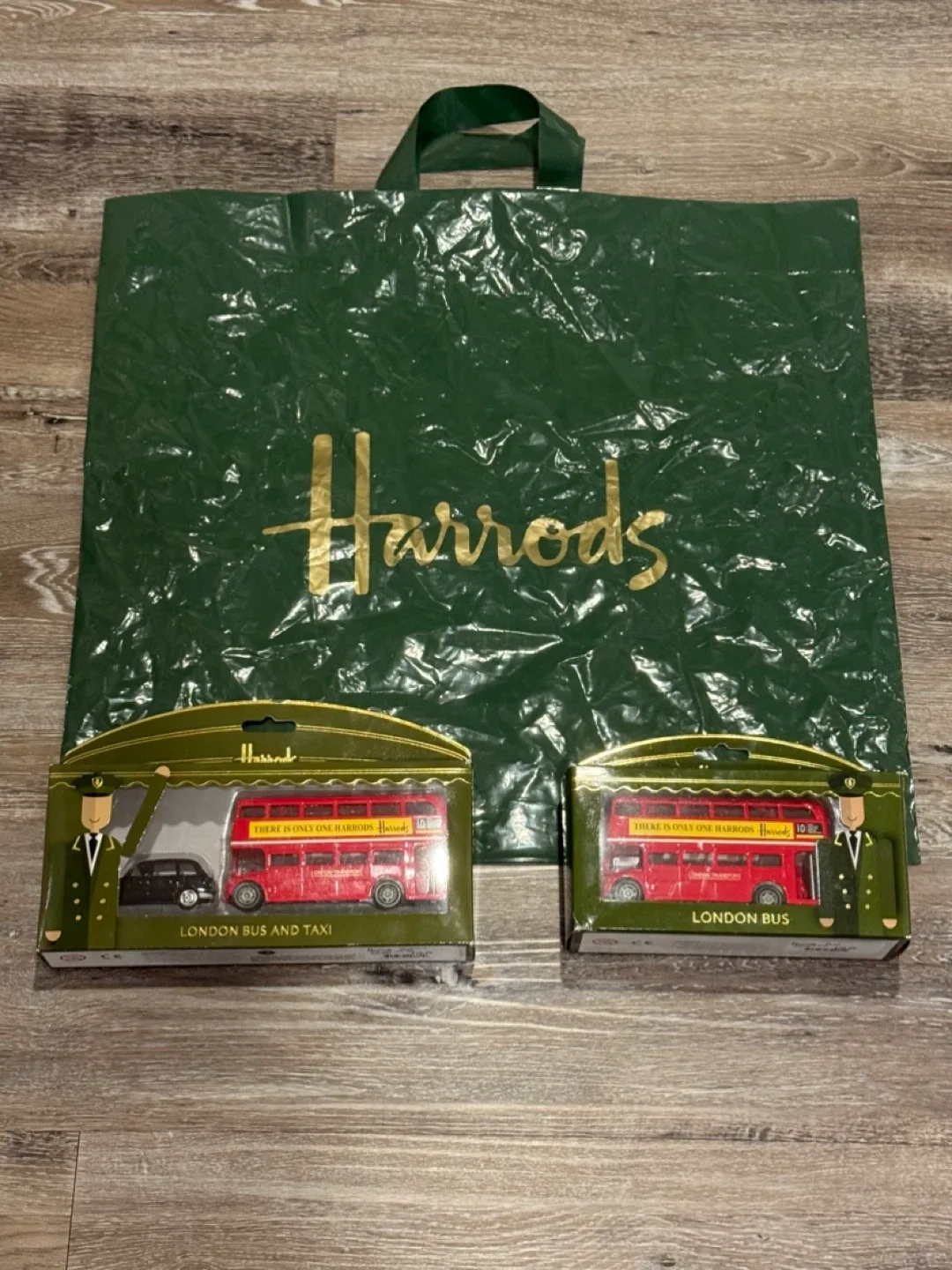 Harrods London Bus & London Bus & Taxi Set - New in Box thumbnail