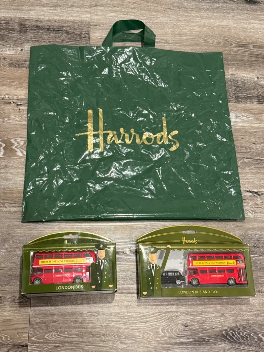Harrods London Bus & London Bus & Taxi Set - New in Box image indicator(6)