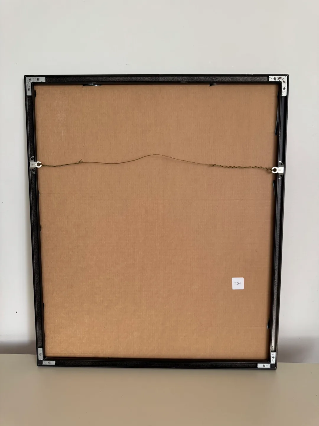 Framed Charcoal Pencil Sketch Drawing On Paper By Frank Molnar image indicator(3)