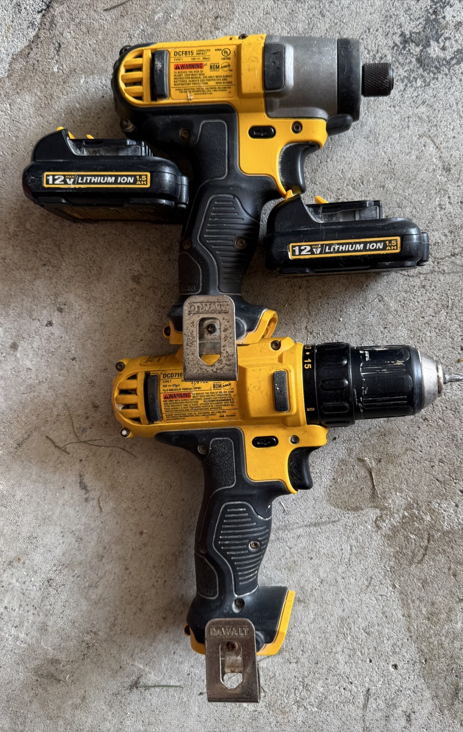 DeWalt 12V MAX Cordless Drill and Impact Driver Kit - photo 2