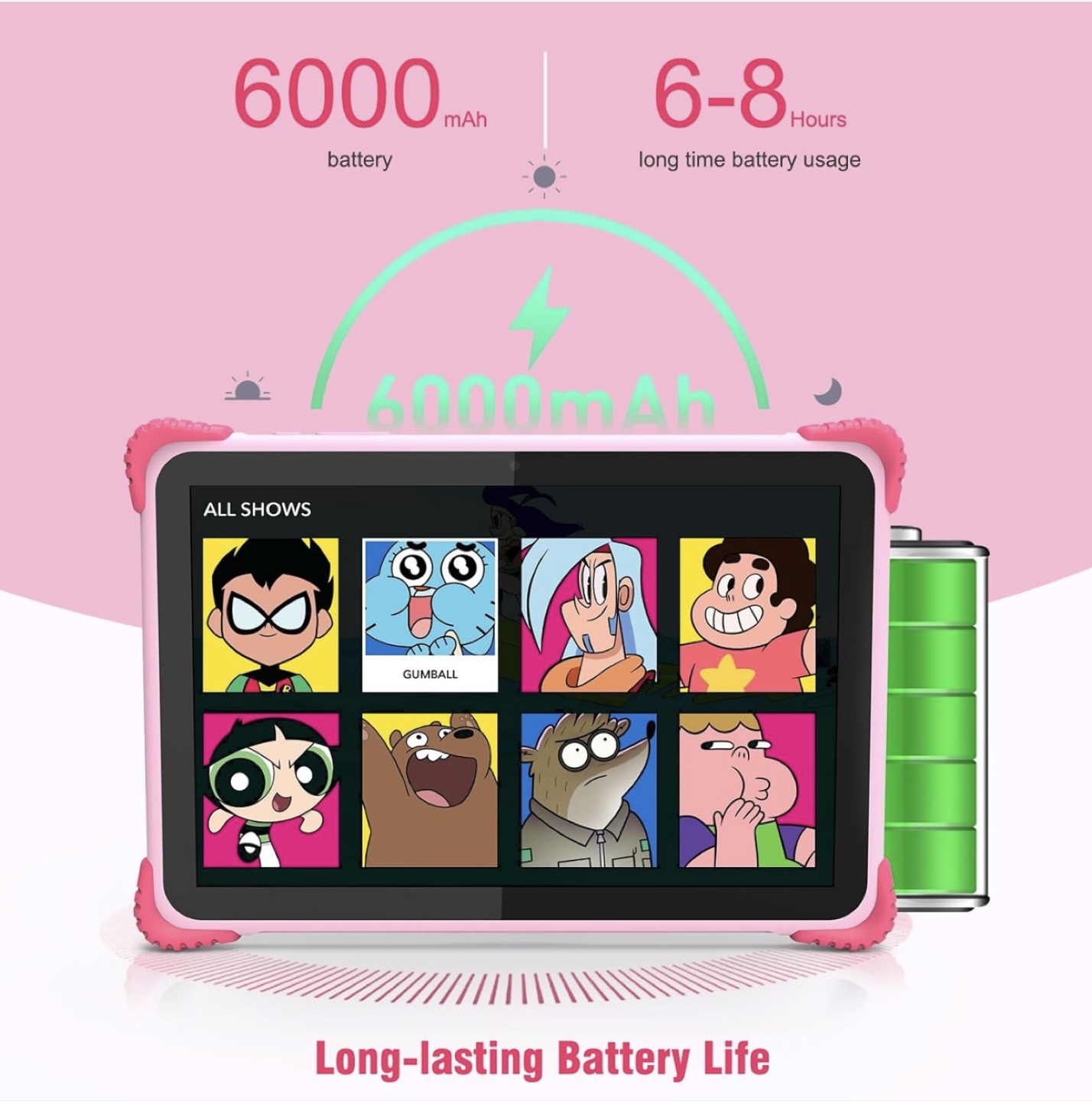 NEW Pink Kids Tablet - 10.1" IPS Display, 8GB RAM, 64GB - photo 5