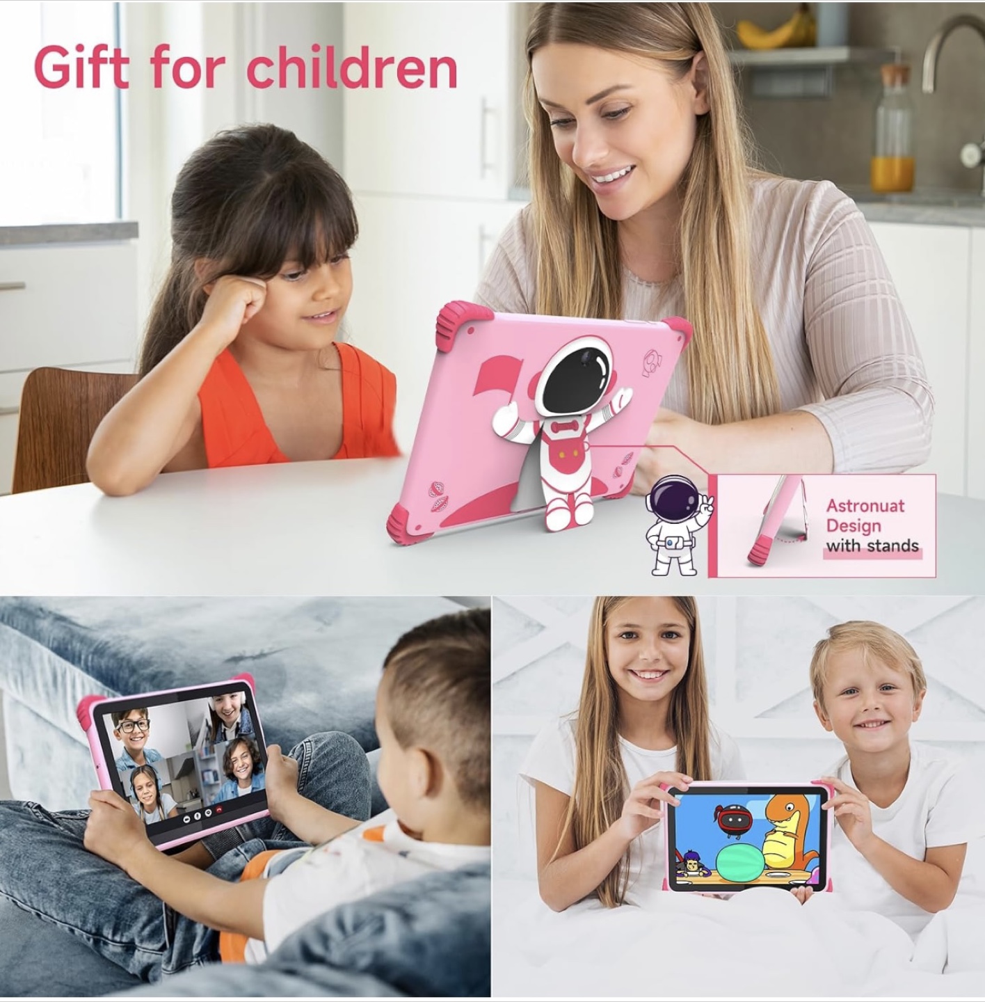 NEW Pink Kids Tablet - 10.1" IPS Display, 8GB RAM, 64GB - photo 4