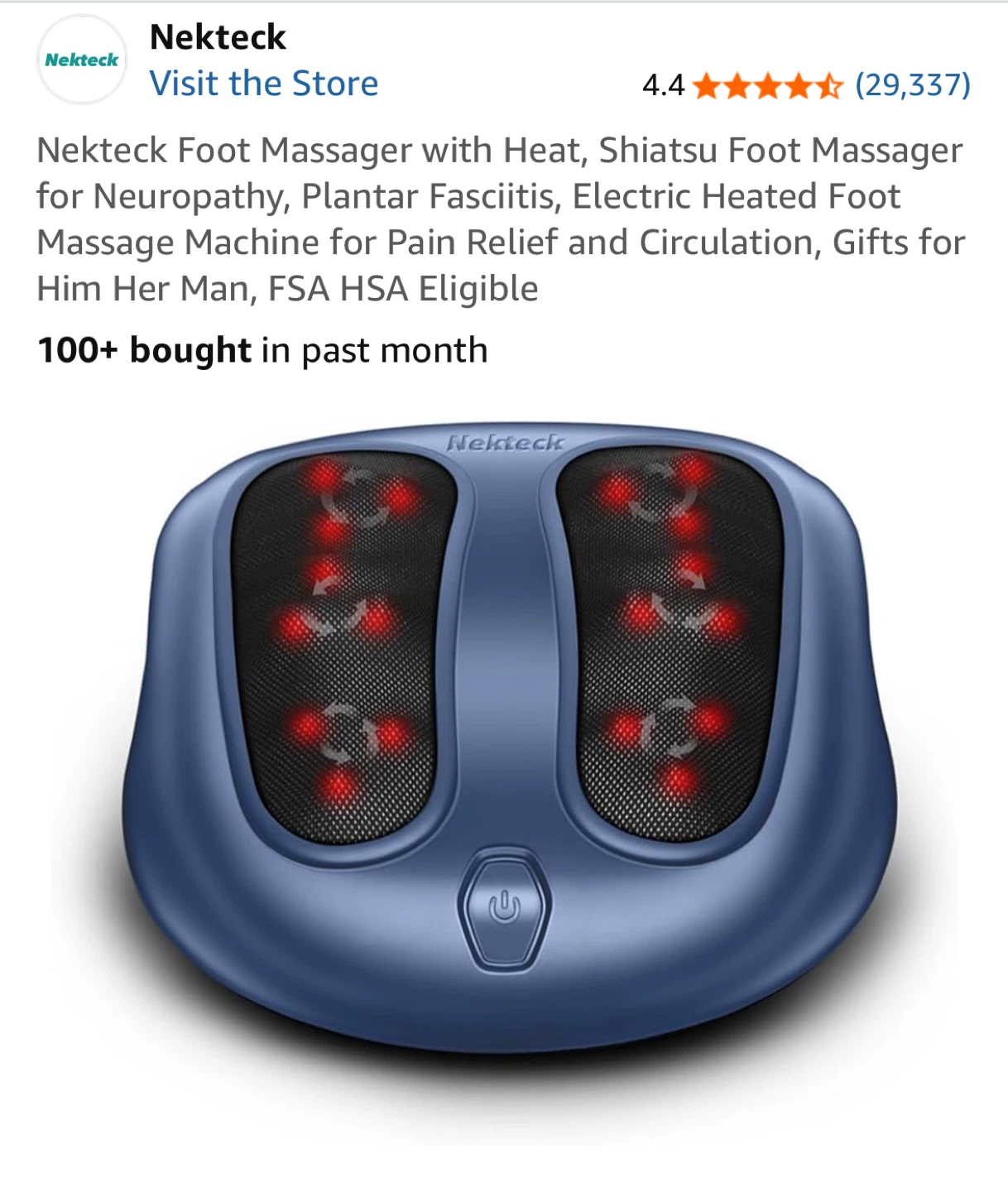 Nekteck Foot Massager with Heat