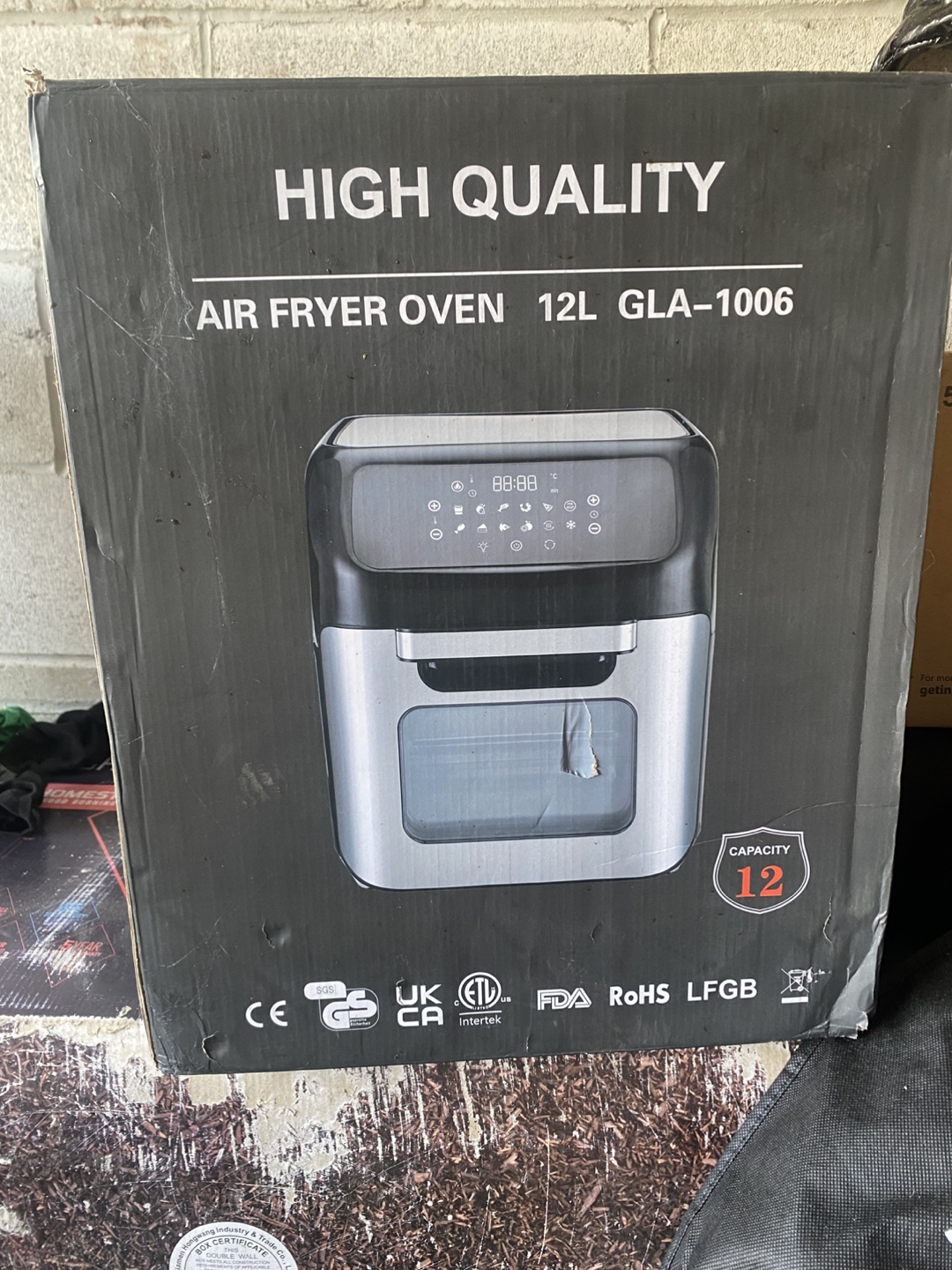 High Quality Air Fryer Oven 12L GLA-1006