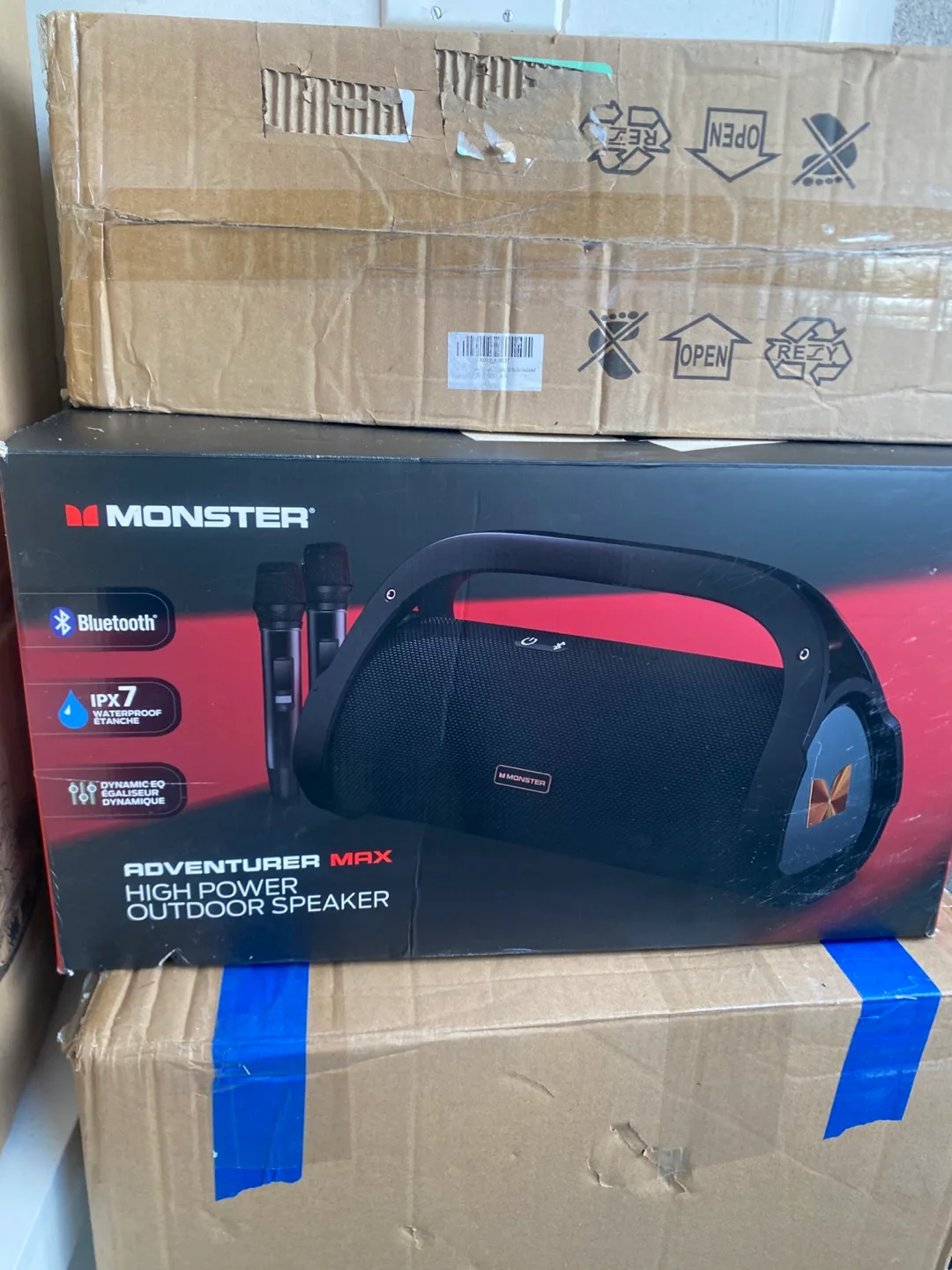 Monster Adventurer Max Bluetooth Speaker - New in Box! thumbnail