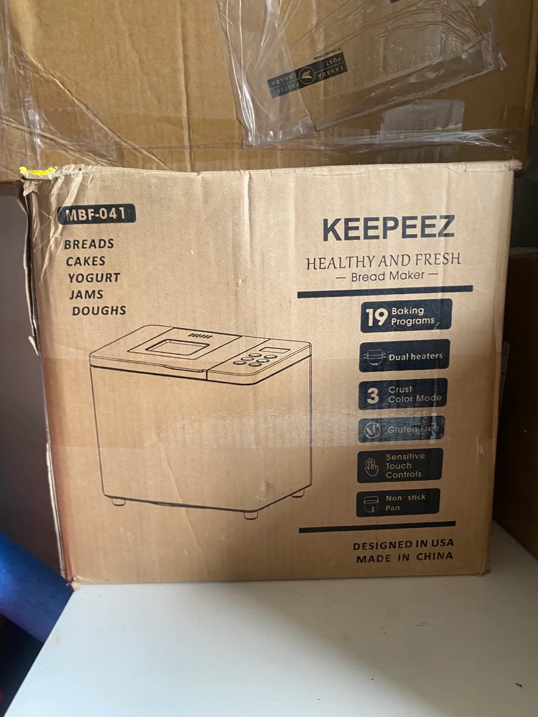 KEEPEEZ MBF-041 Bread Maker - New! image indicator(2)