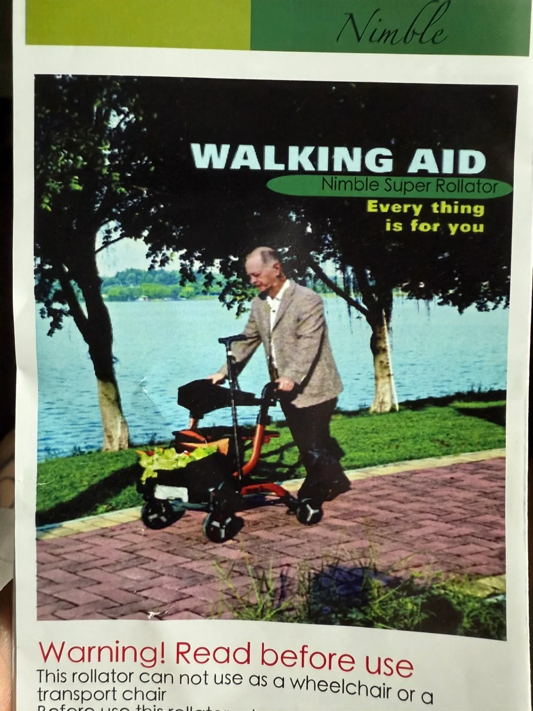 Brand new Rollator/Walker image indicator(4)