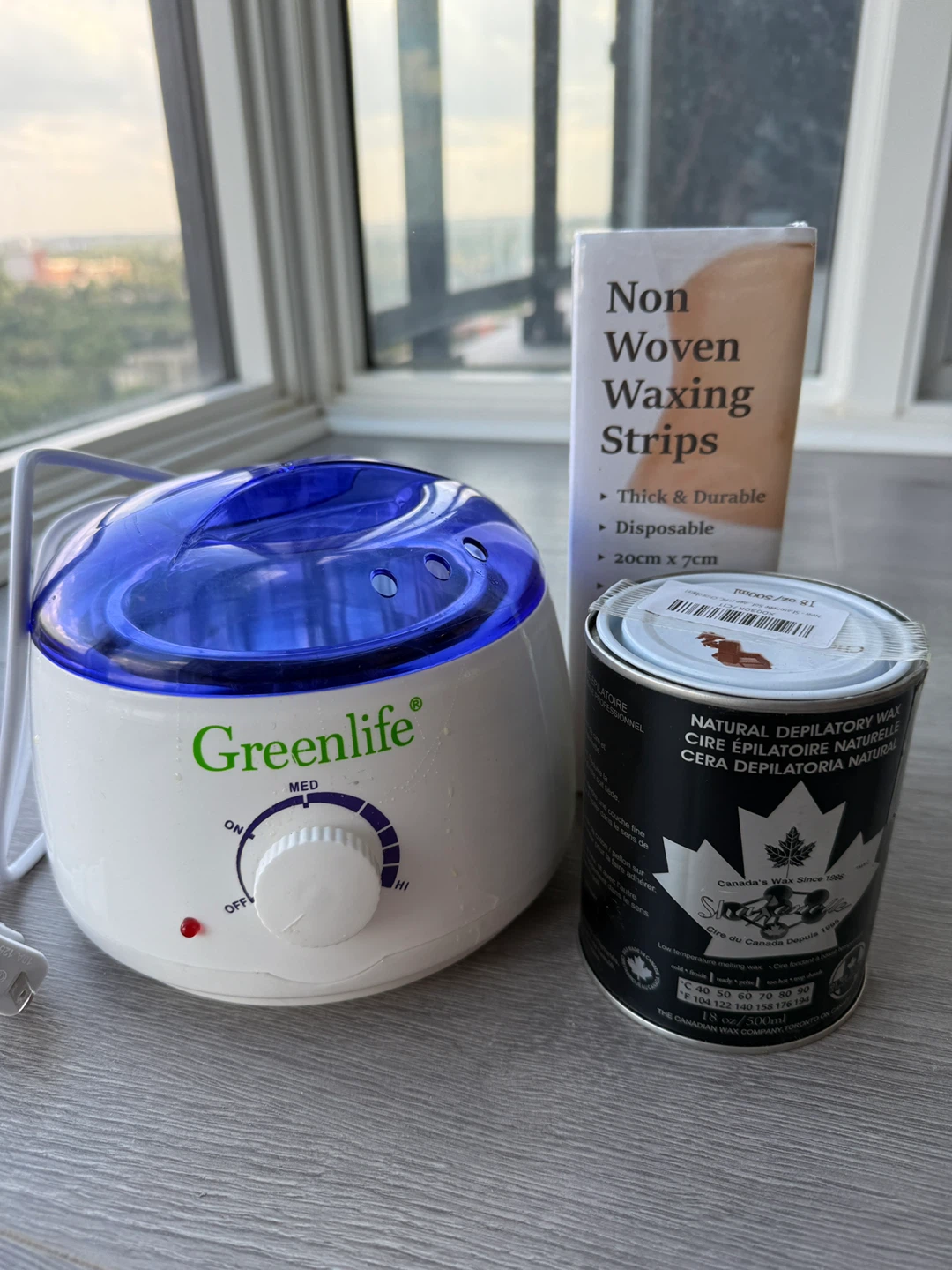 Greenlife Wax Warmer Kit with Wax & Strips