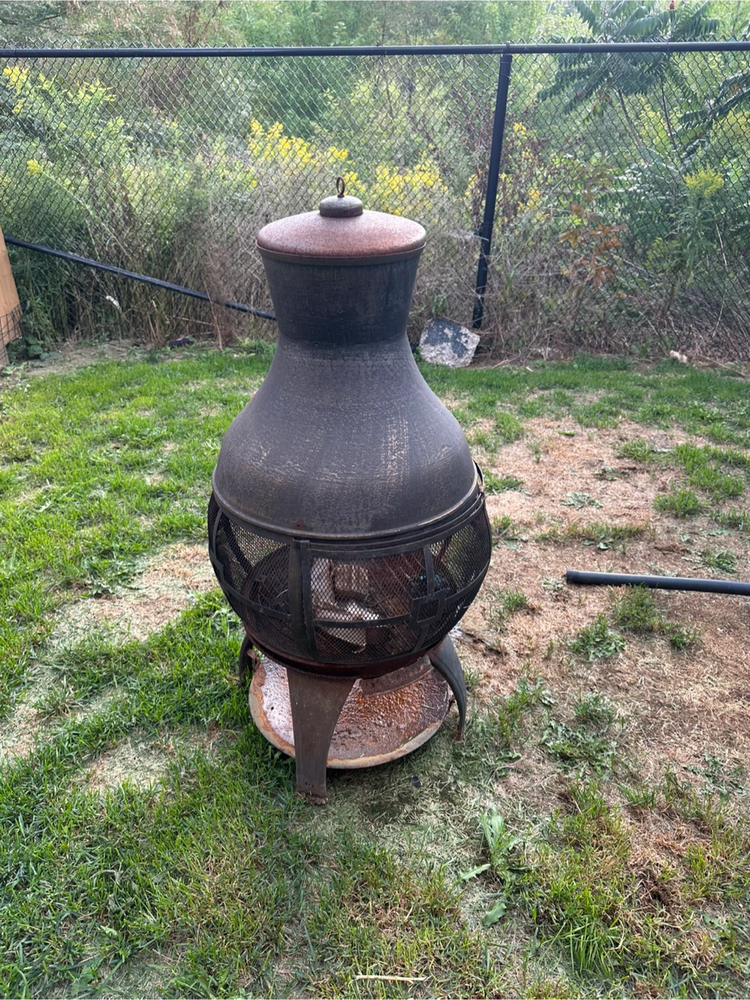 Outdoor Chiminea Fire Pit