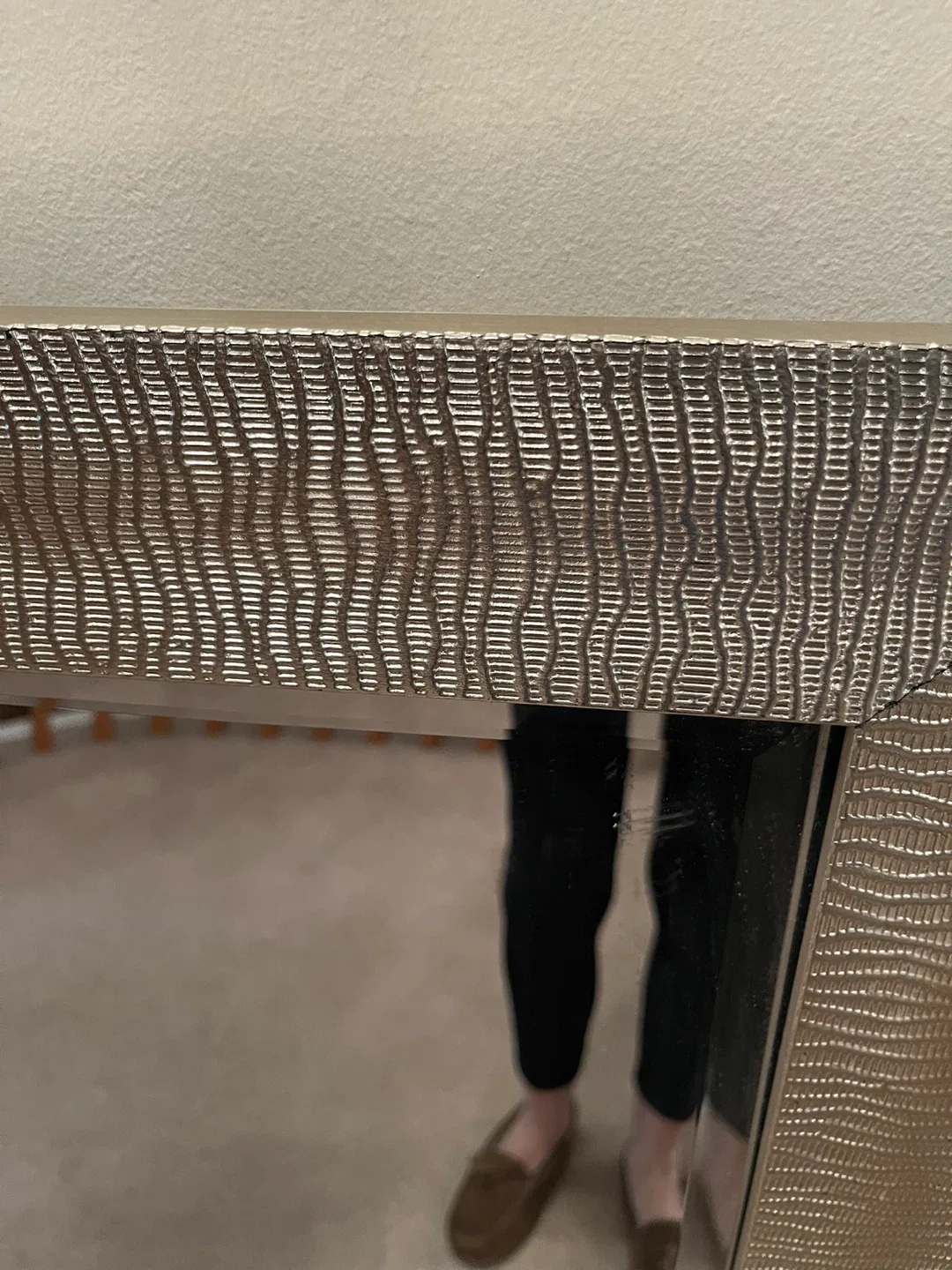 Beautiful mirror 41” x 19” can be hung either way image indicator(2)