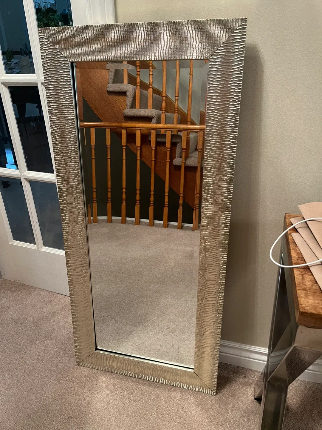 Beautiful mirror 41” x 19” can be hung either way image indicator(7)