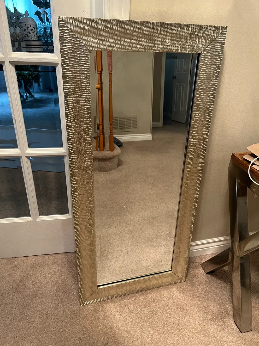 Beautiful mirror 41” x 19” can be hung either way image indicator(3)
