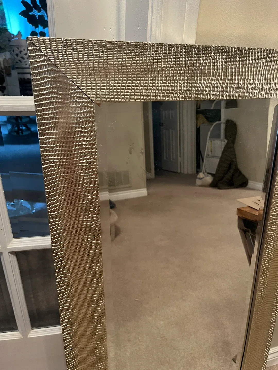 Beautiful mirror 41” x 19” can be hung either way image indicator(6)