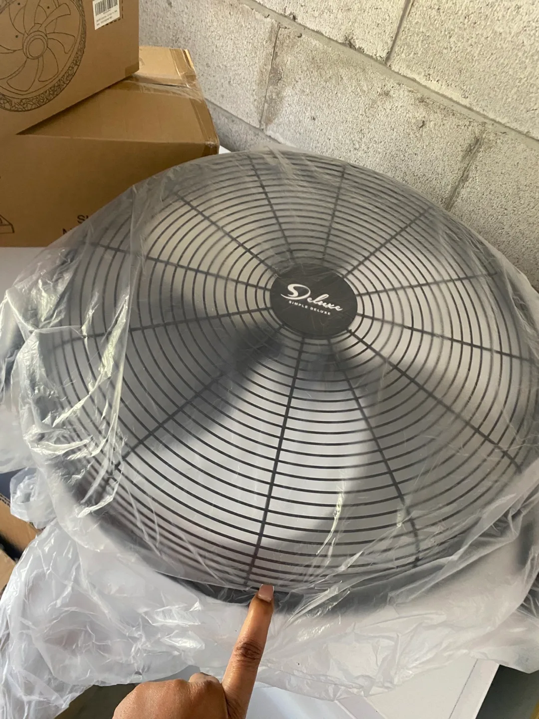 Simple Deluxe 20 Inch 3-Speed Floor Fan thumbnail
