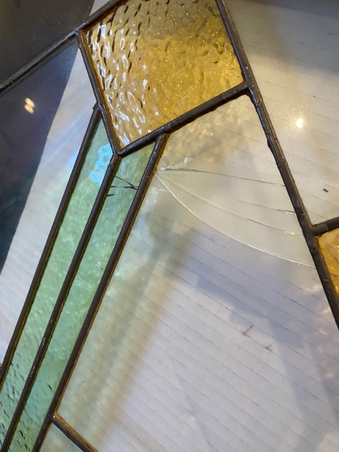 Vintage Stained Glass Window Panel image indicator(4)