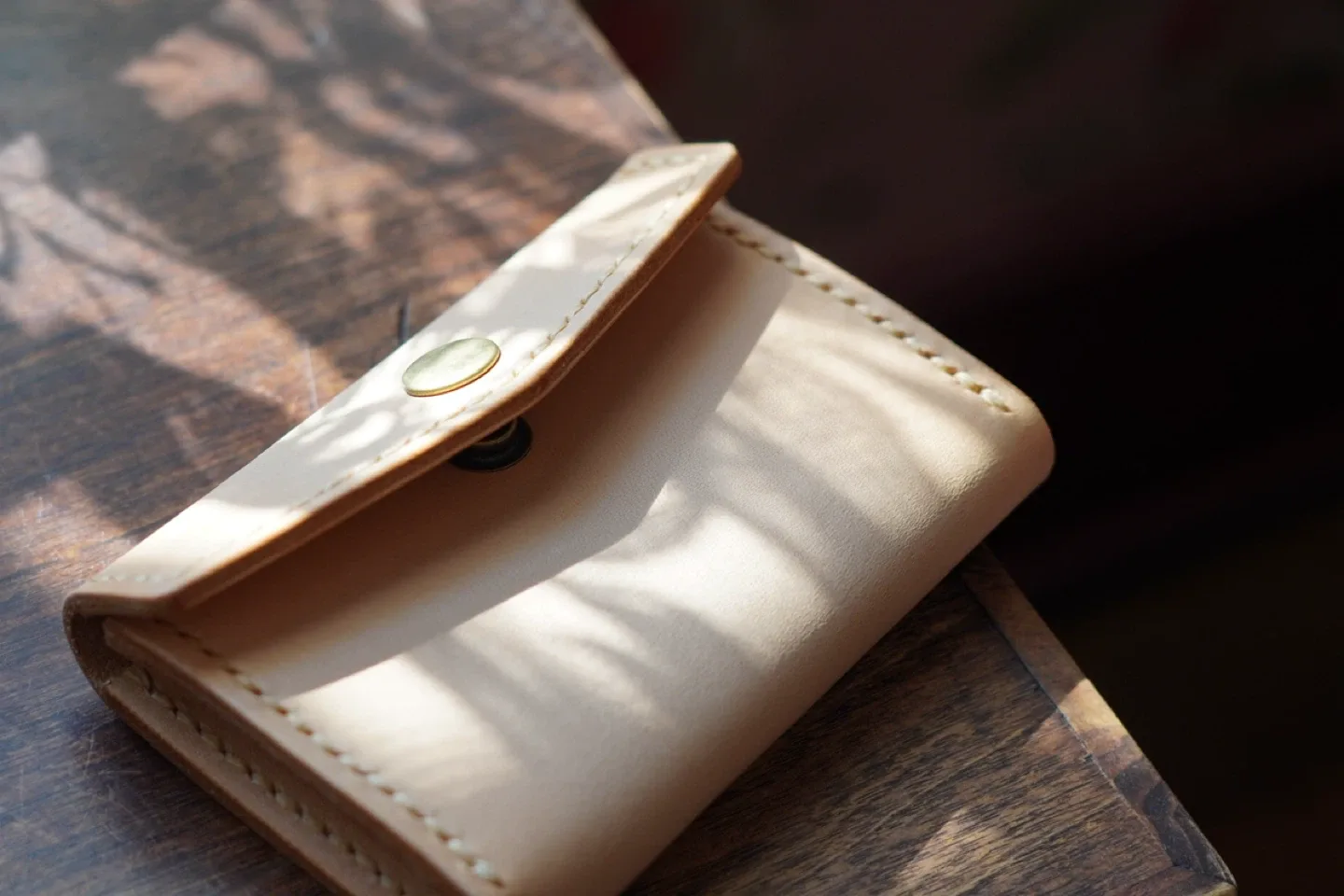 Handmade Leather Pouch, Pocket, Card Holder image indicator(7)