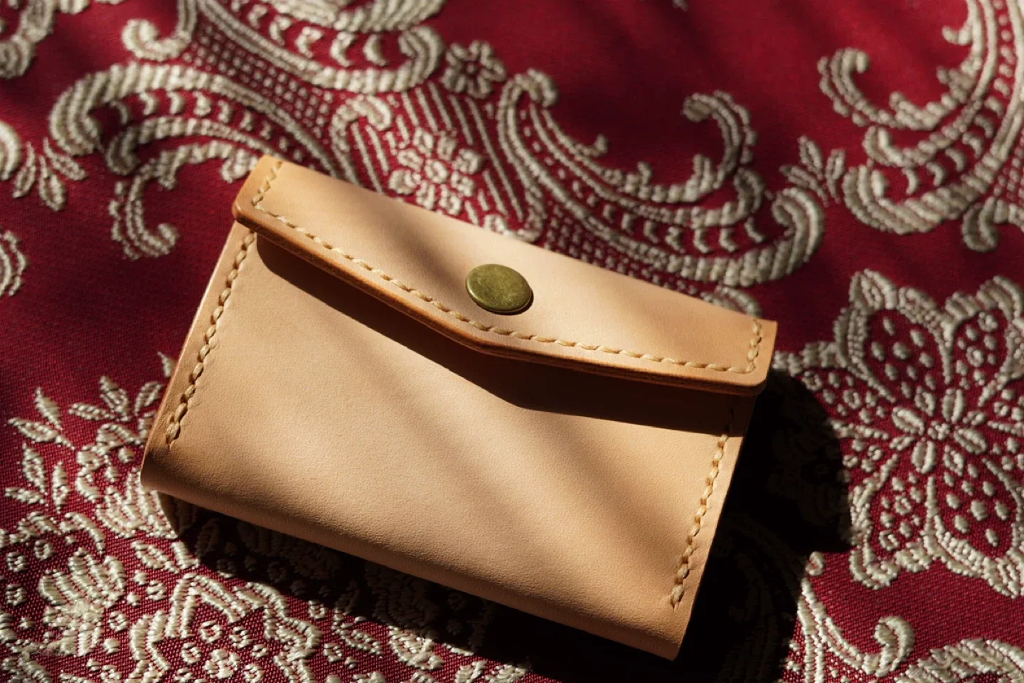 Handmade Leather Pouch, Pocket, Card Holder image indicator(8)