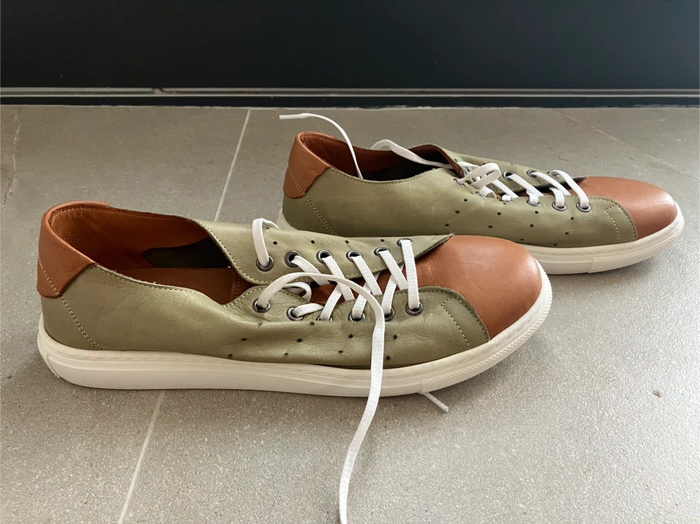 Cosmos Leather Sneakers - Size 10 - photo 2