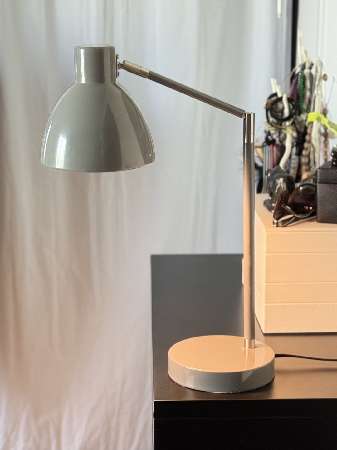 Touch Gray Desk Lamp