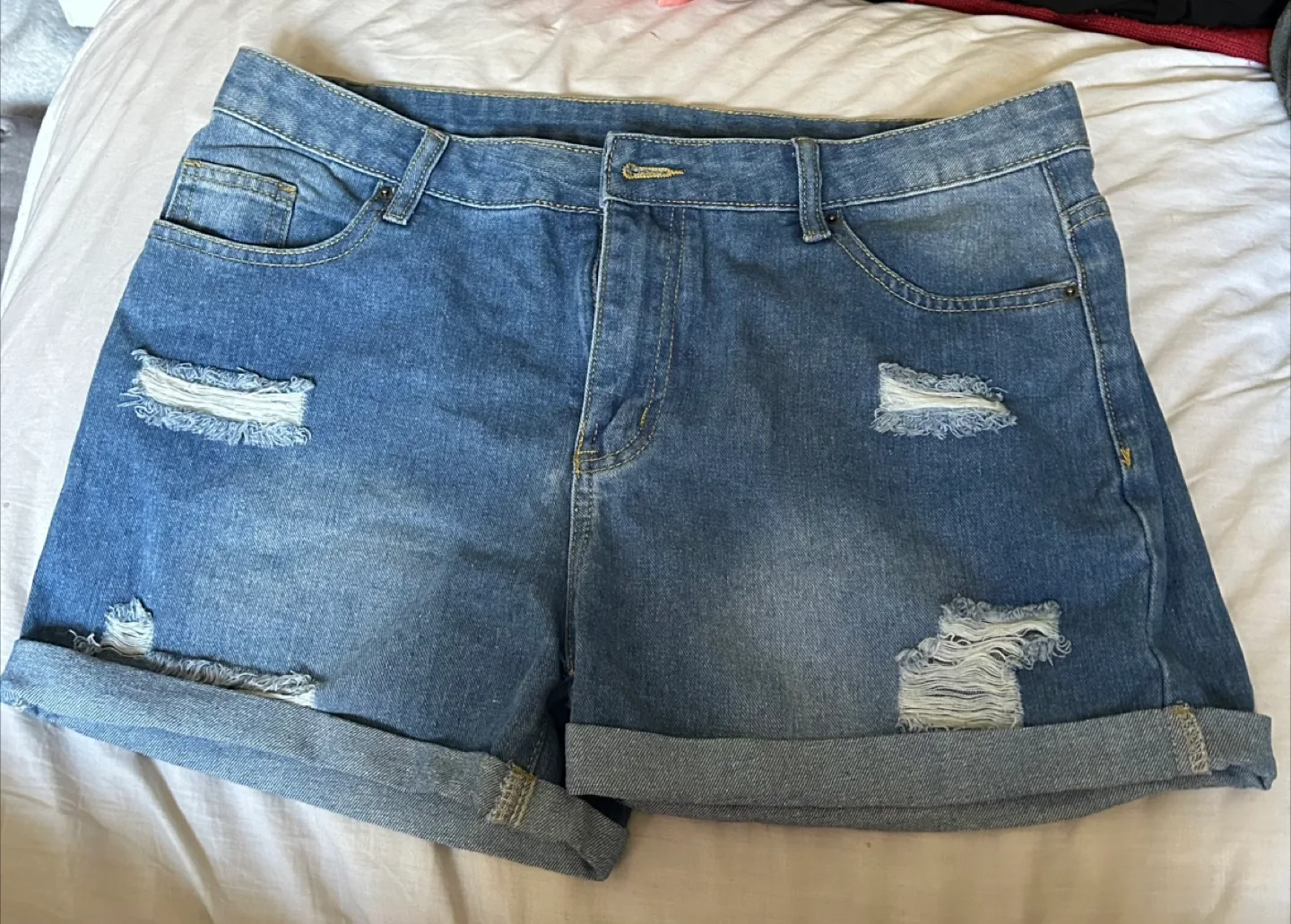 Distressed Denim Shorts thumbnail