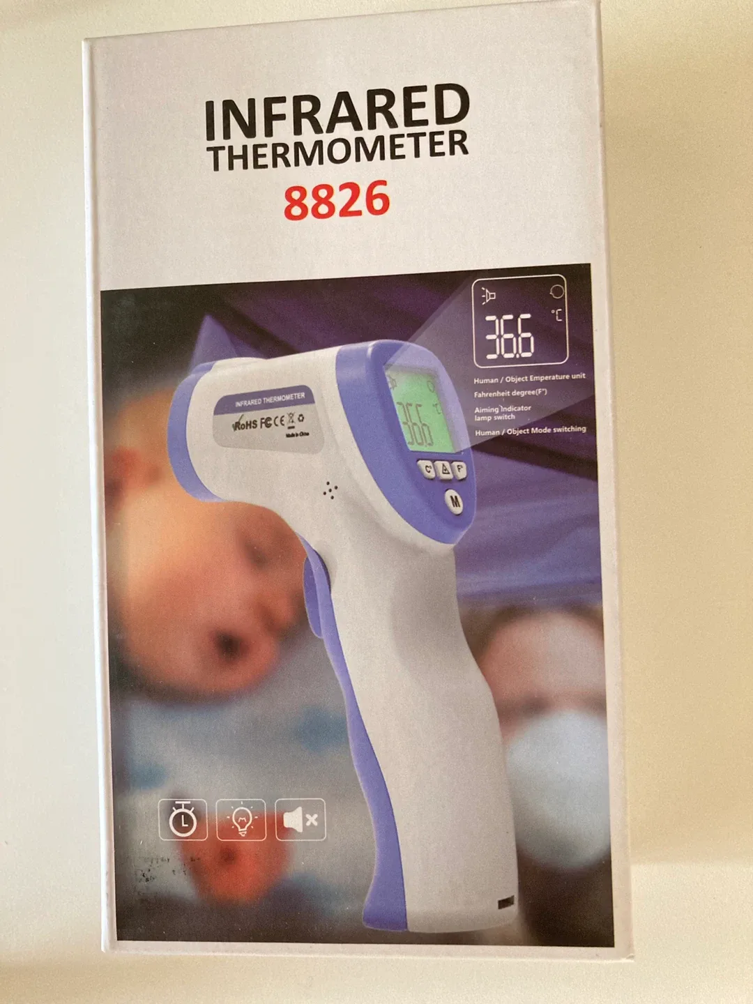 Infrared Thermometer - Non-contact digital thermometer image indicator(8)