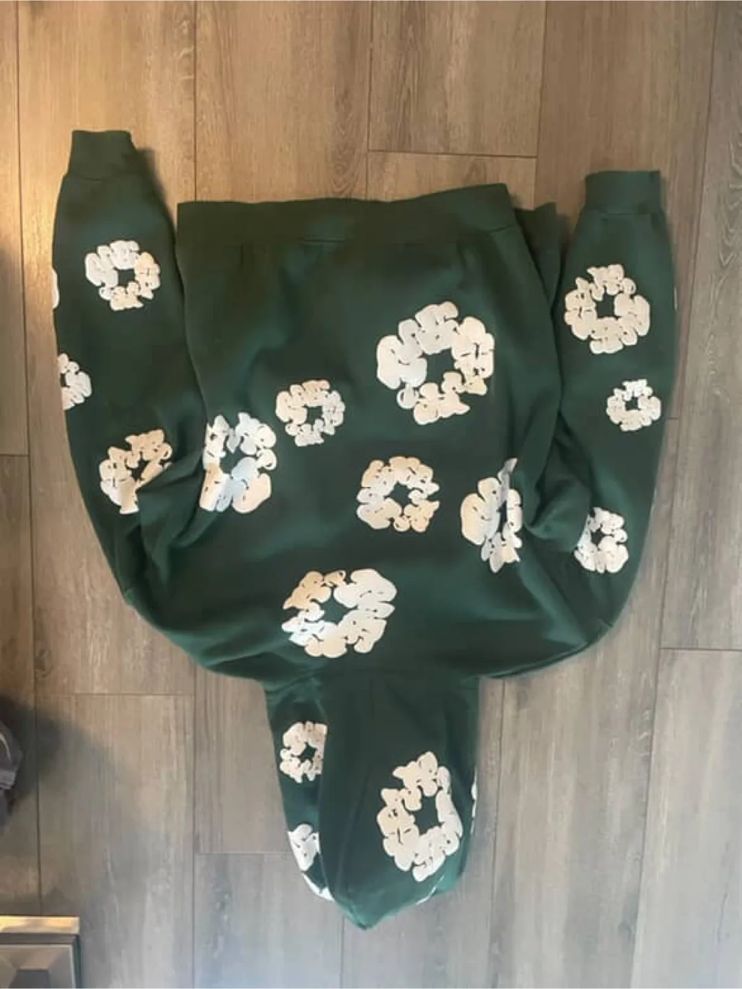 Denim Tears Green Hoodie - Size M thumbnail