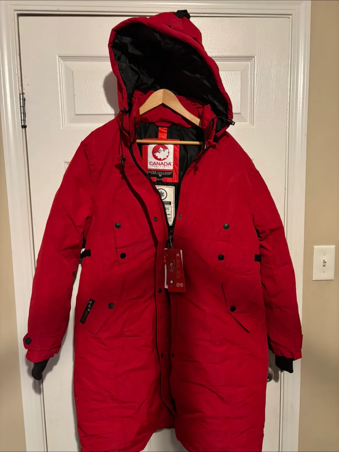 Canada Weather Gear Super Triple Goose Red XXL thumbnail