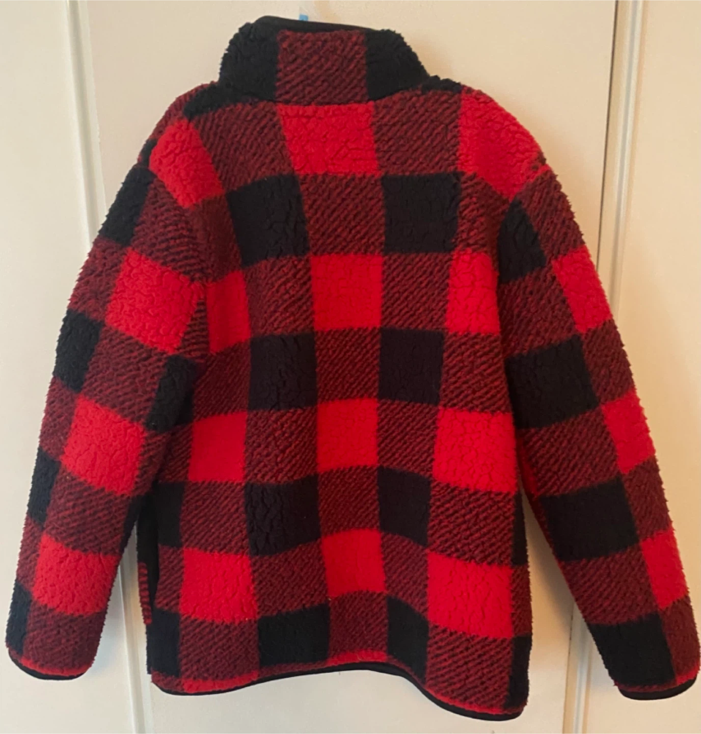 Kids checkered winter coat - Small (6) - photo 2