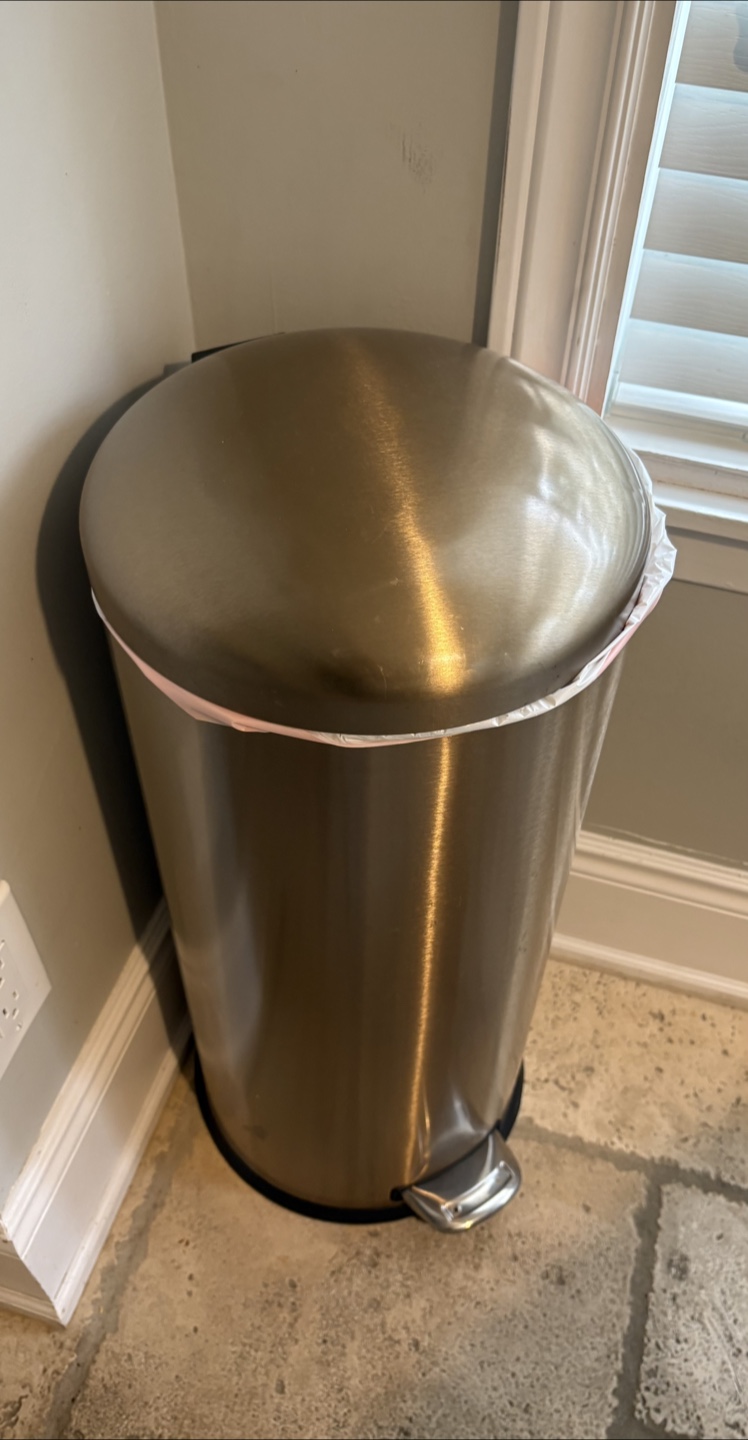 Umbra bronze trash can / garbage pal